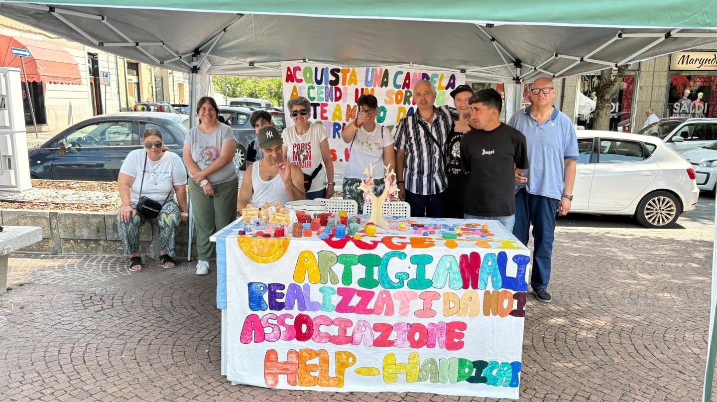 Un momento di attività al centro diurno Help Handicap